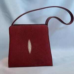 River Genuine Stingray Shoulder Bag